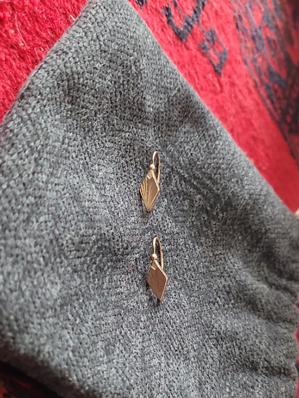 Rose Gold From Kyrgyzstan Drop Earrings.